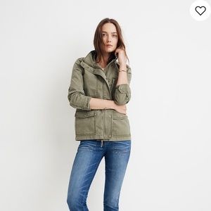 Madewell Surplus Cotton Jacket in Desert Olive